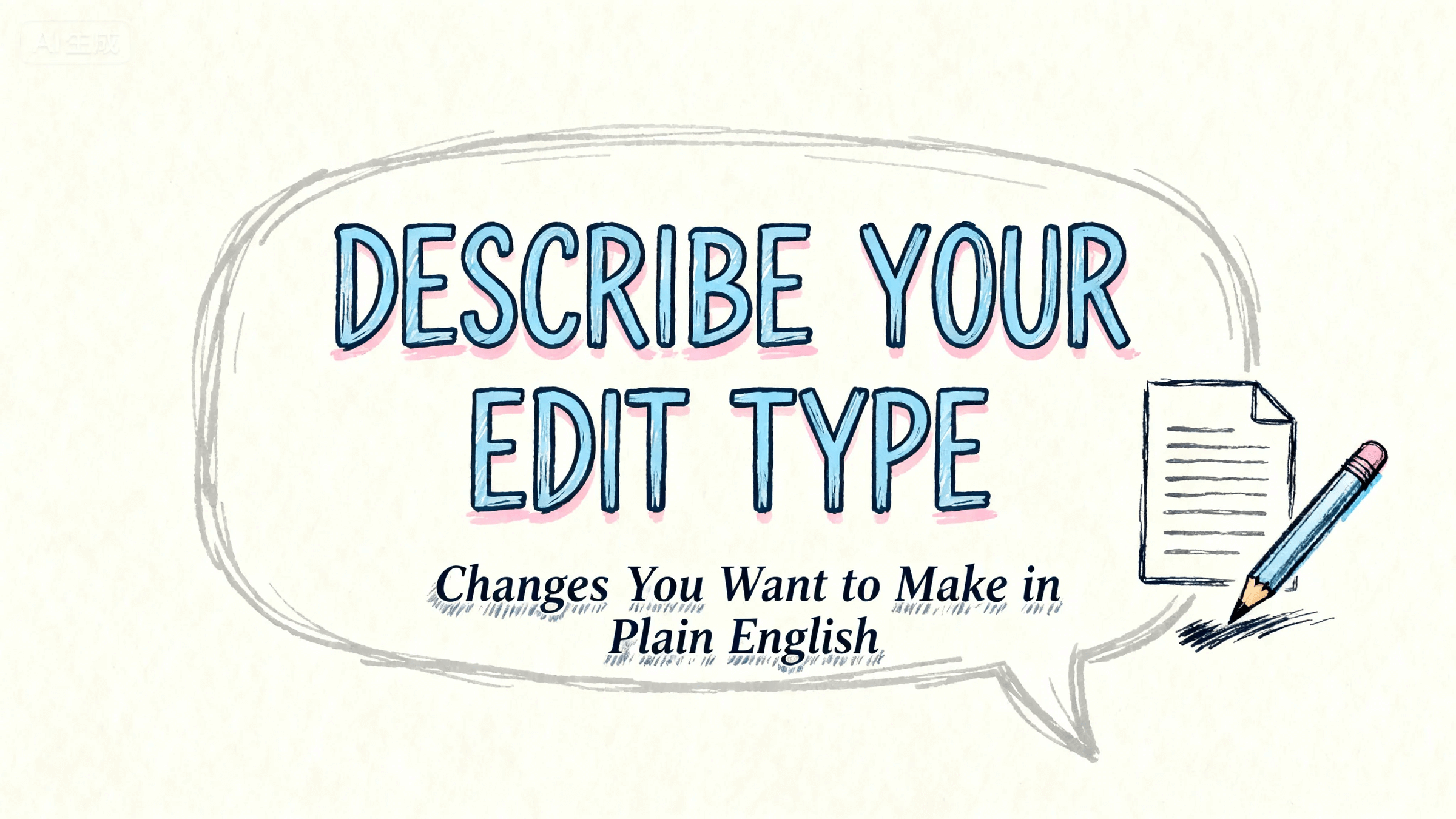 Describe Your Edit